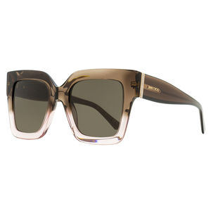 Jimmy Choo Square Sunglasses Edna 08M70 Brown-Nude 52mm